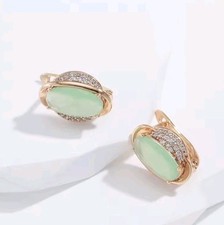 Luxus Ohrringe Huggie 585er