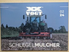 VOGT Spezial Geräte Front Seiten Schlegel Mulcher Prospekt Traktor Schlepper