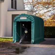 Zeltgarage 1,6x2,4 m Geräteschuppen Industriezelt Weidezelt Pferde PVC grün