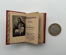 Miniaturbuch Diamanten und Perlen - Ein Andachtsbüchlein für Jedermann Um 1880
