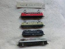 Spur N  Lok Konvolut 26  ( 2 X Roco u. 2 X Lima )  TOP aus Vitrine