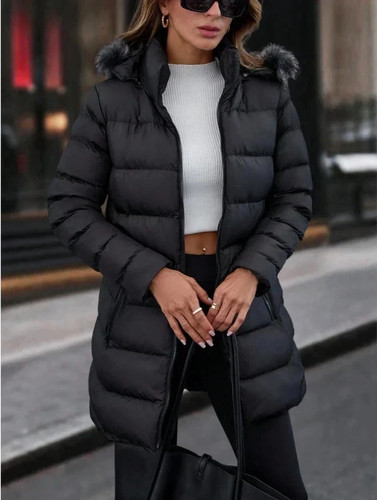 Damen wintermantel schwarz - damen,
