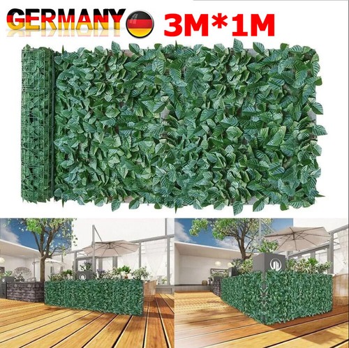 Künstliche efeu hecke - 3m,