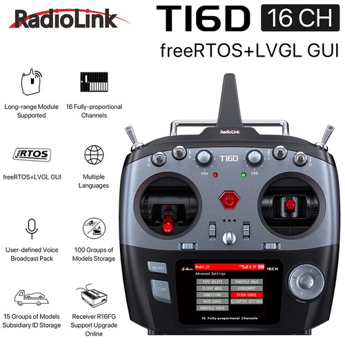 Radiolink t16d 16ch sender - 16ch, rc
