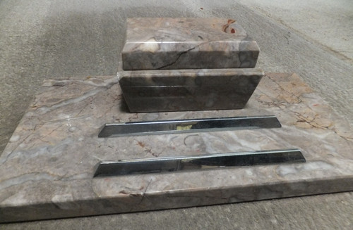 Marmor schreibtisch set mit - marmor,