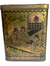 Suleika Tee alte Blechdose Dose Teedose Felix Lasse Leipzig Vintage Erich Lasse