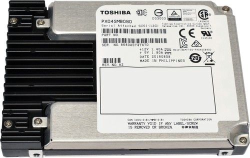 Toshiba 800gb 12g sas ssd - 2.5",