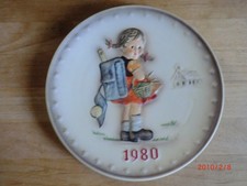 Hummel Goebel Jahresteller Wandteller groß 1980 19,5cm Schulanfang 273 1. Wahl