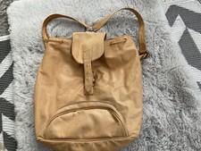 Rucksack ~ Sun ?~ Natur Braun ~ Echtes Leder ~ ? Federleicht ~ Unisex tragbar 