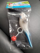 Wellensittich in blau  weiß