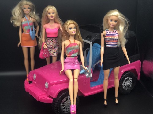 Barbie puppe sommer rosa - puppe,