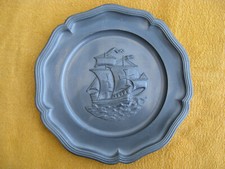 Wand-Teller  Zinnteller mit