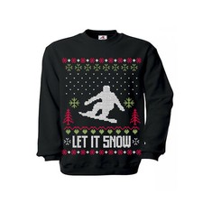Pullover Let it Snow Snowboard