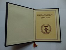 DDR, Lehrabschlusszeugnis