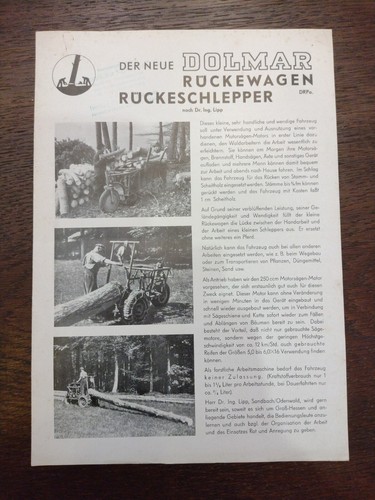 Original dolmar rückewagen - original,