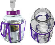 SET Gärballon Gärbehälter Glasballon Einmachgläser+Stopfen+Gährrohr Einweckglas