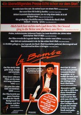 LA BAMBA Lou Diamond Phillips, Esai Morales 1987 - Filmplakat DIN A1