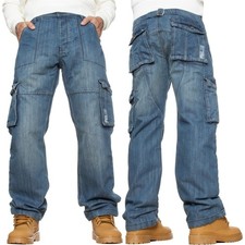 Herren Cargo Jeans Kampfhose