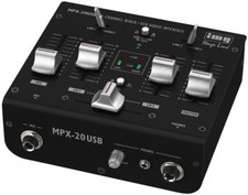 IMG Stageline MPX-20USB - 3-Kanal DJ-Mischpult, USB-Audio Interface