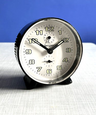 JERGER Wecker, schwarz, sehr guter Zustand, voll funktionstüchtig