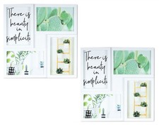 2er Set Bilderrahmen 8 Fotos