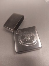 Zippo COMPASS dezente Gravur (nur Hülle) Leerhülle, OHNE Benzineinsatz (2.Wahl)
