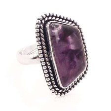 Amethyst Edelstein Versilbert