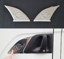 V8 Chrom Spiegel Edelstahl Türgriffplatten Dekorationen Für Lkw