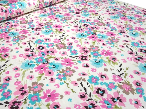 Stoff viskose jersey - stoff, blumen