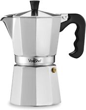 VonShef Espressokanne für den Herd 300ml Italienischer Espressokocher NEU R2180