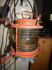 alte Bootslampe Schiffslampe VEB Schiffslaternenwerk Ueckermünde