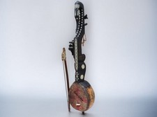 vintage traditionelle musical instrument Sarangi  sarinda Afghanist 25B