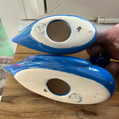 2er set keramik enten figuren - 2er,