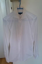 Baldessarini Business Hemd  Freizeithemd Herrenhemd Hemd Hardo Gr.38 Weiß 