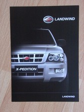 Landwind X-Pedition Prospekt / Brochure / Depliant, F, selten / rare!