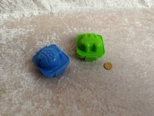 2 x Eierform,Pressform für Eier,sehr süss,Eiform Auto & Fisch,für gekochte Eier