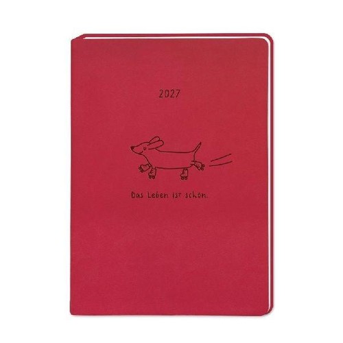 Terminplaner lederlook 2027 - terminplaner,