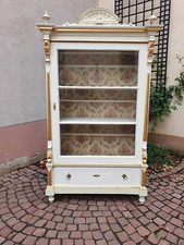 Vitrine Schrank Shabby Chic Vintage Antiquitäten Kommode Antik Lieferung top