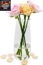 Moderne Glasvase 22cm Klarglas