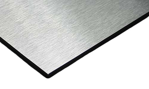 Silber aluverbundplatten - silber,