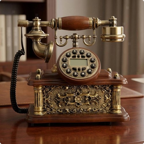 Antikes schnurtelefon - antikes,