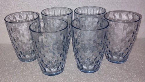 Sechs moderne wasser gläser - moderne,