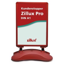 Kundenstopper Zillux  Pro Rot