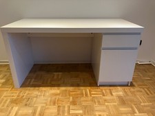 IKEA MALM Schreibtisch Weiß