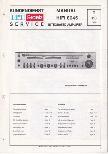 Service manual anleitung für - service,