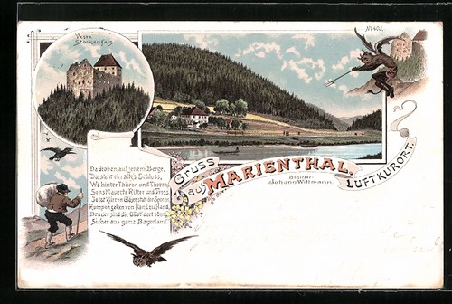 Lithographie nittenau bay - lithographie, /bay