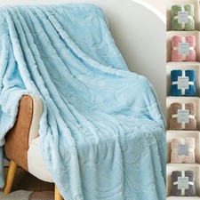Kuscheldecke Flauschige Wohndecke Flanell Fleecedecke Sofadecke Bettüberwurf DE