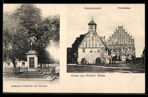 Kloster zinna denkmal - ak,