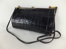 Vintage echtleder kroko tasche - vintage,