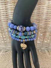 Armband Set 4tlg Perlen Boho